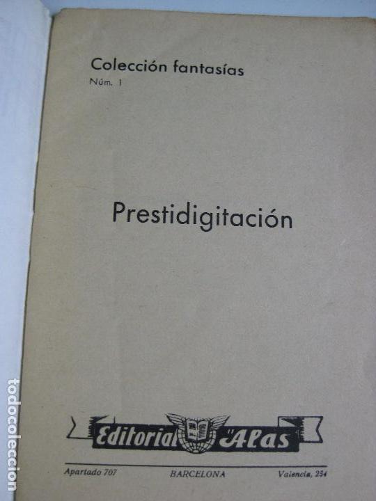 Libros de segunda mano: PRESTIDIGITACION - EDITORIAL ALAS 1960 - - Foto 2