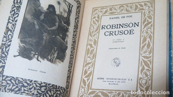 Libros de segunda mano: ROBINSON CRUSOE. ED. SATURNINO CALLEJA - Foto 2