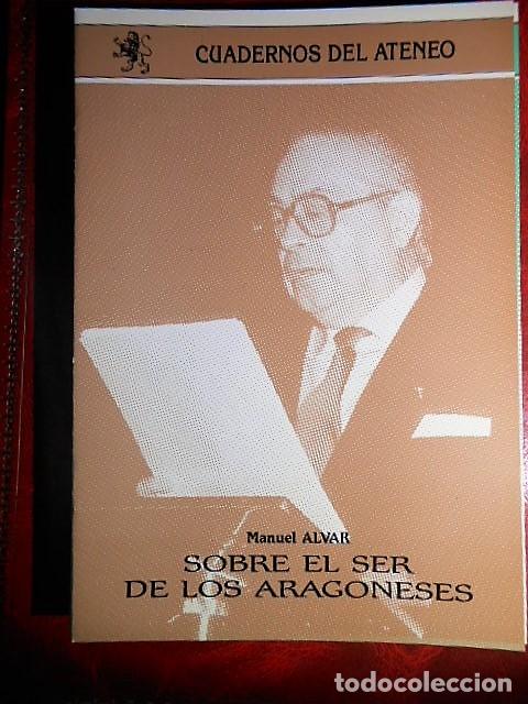 Libros de segunda mano: CUADERNOS DEL ATENEO DE ZARAGOZA N&ordm; 11. MANUEL ALVAR - Foto 1
