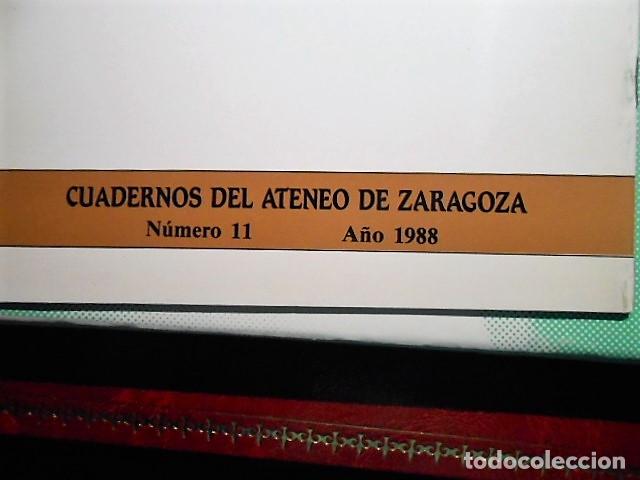 Libros de segunda mano: CUADERNOS DEL ATENEO DE ZARAGOZA N&ordm; 11. MANUEL ALVAR - Foto 2