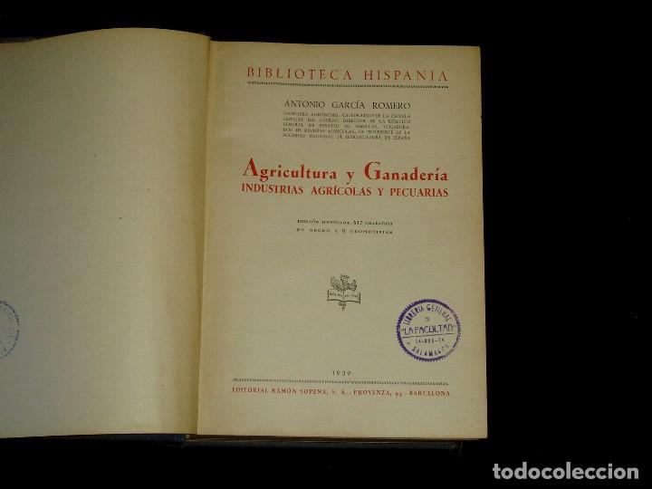 Libros de segunda mano: Libro de las Industrias Agr&iacute;colas de Sopena - Foto 3