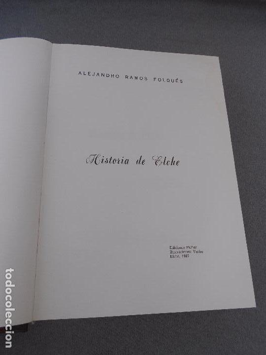 Libros de segunda mano: HISTORIA DE ELCHE - Foto 3