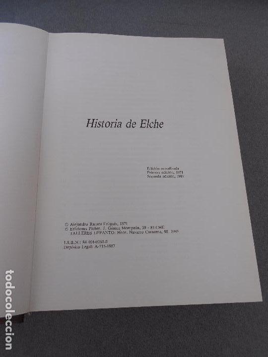Libros de segunda mano: HISTORIA DE ELCHE - Foto 4