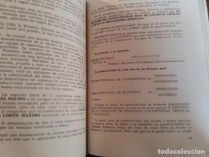 Libros de segunda mano: Ser un jefe, 197 p&aacute;ginas, 1967 - Foto 4