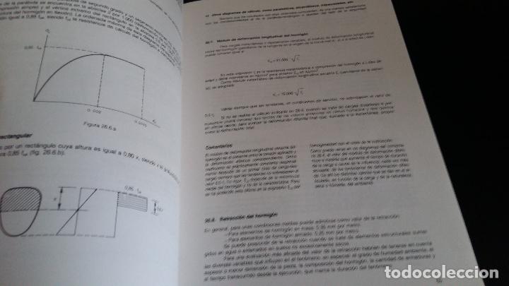 Libros de segunda mano: Instrucci&oacute;n para el proyecto y la ejecucion de obras de hormigon en masa o armado EH-91 - Foto 3