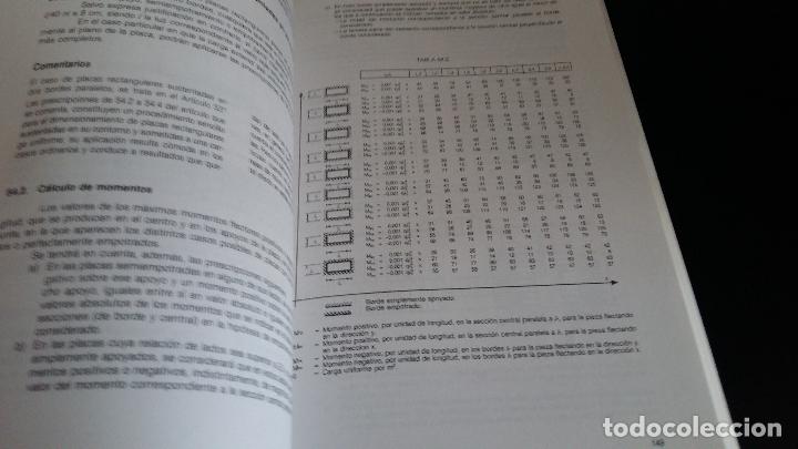 Libros de segunda mano: Instrucci&oacute;n para el proyecto y la ejecucion de obras de hormigon en masa o armado EH-91 - Foto 4