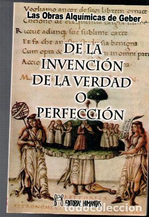Libros de segunda mano: De la invenci&oacute;n de la verdad o perfecci&oacute;n, Geber - Foto 1