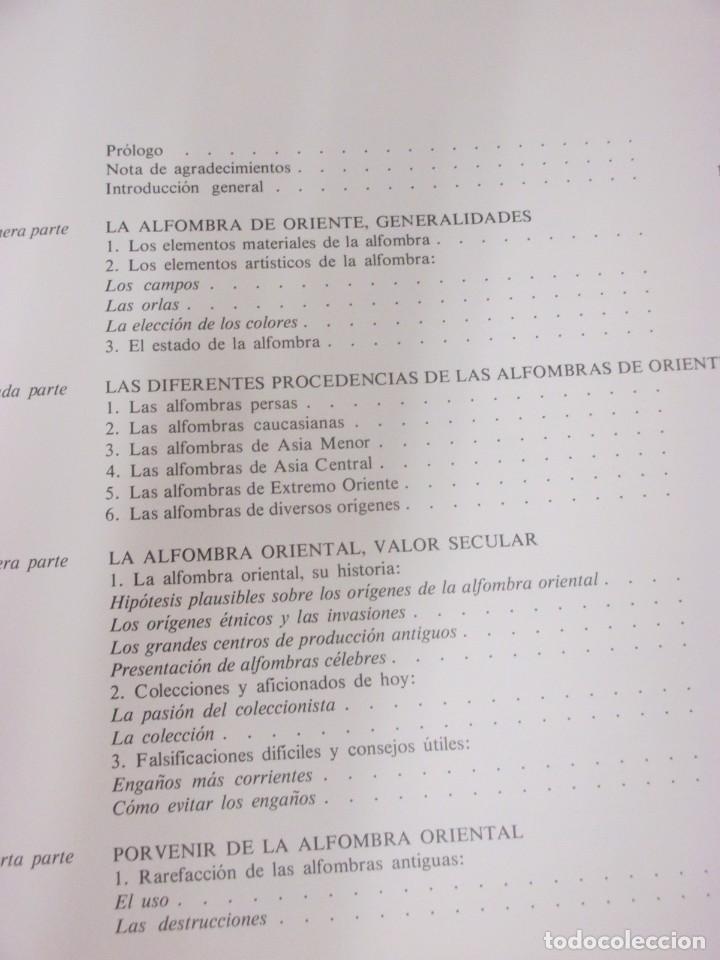 Libros de segunda mano: ESPLENDOR DE LAS ALFOMBRAS DE ORIENTE - ANDRE BRONIMANN - EDI TORRES 1976 + INFO - Foto 3