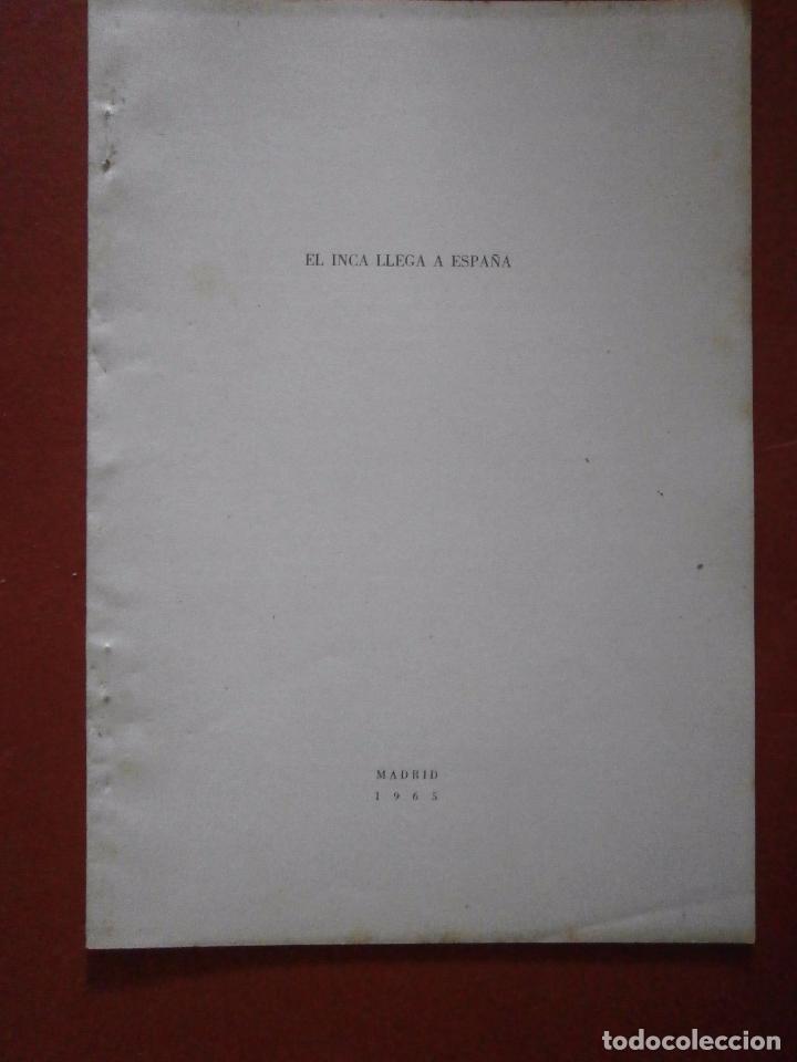 Libri di seconda mano: El inca llega a Espa&ntilde;a. Jose Durand