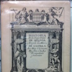 Libros de segunda mano: DIEGO DE COLMENARES. HISTORIA DE LA INSIGNE CIUDAD DE SEGOVIA … 1969. Lote 86683004