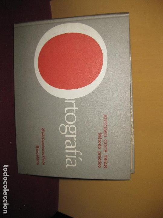Libros de segunda mano: ORTOGRAFIA. METODO PRACTICO. ANTONIO COTS TRIAS. 1976 - Foto 1