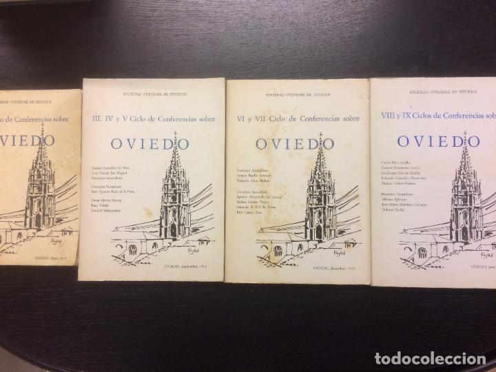 Libros de segunda mano: DEL I AL IX CICLO DE CONFERENCIAS SOBRE OVIEDO, MAYO 1969-JUNIO 1976