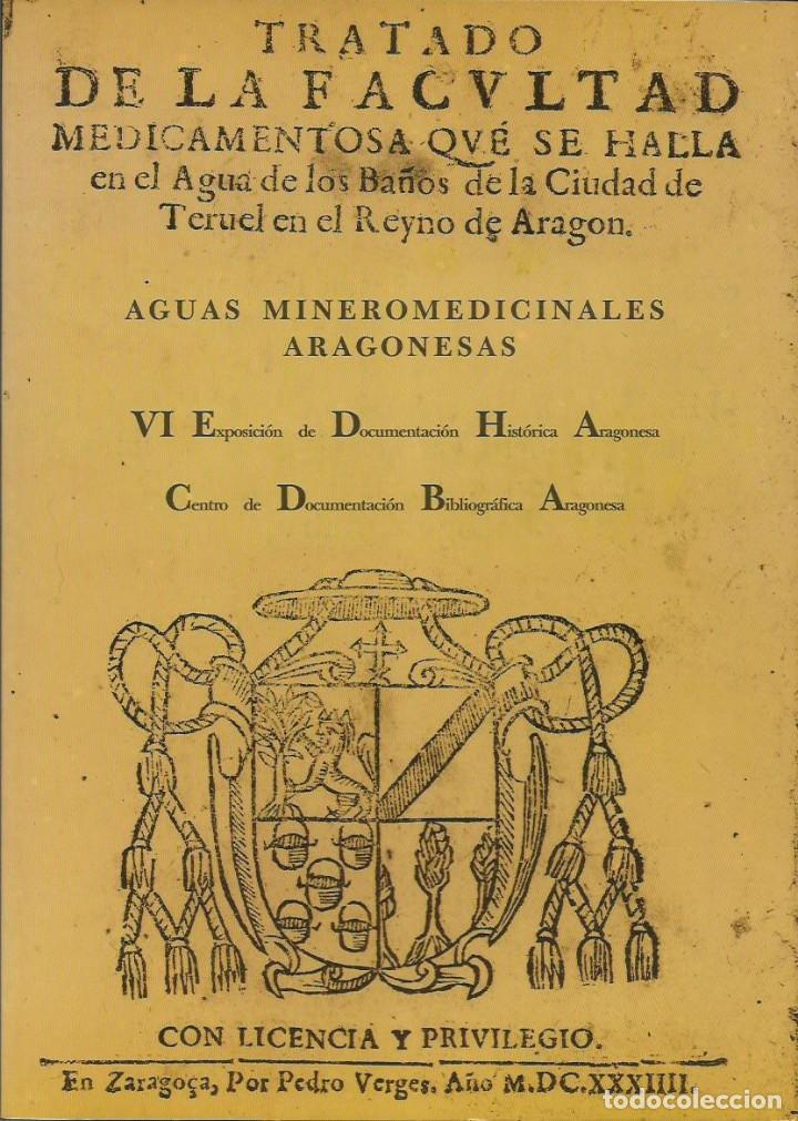 Libri di seconda mano: AGUAS MINEROMEDICINALES ARAGONESAS. VI Exposici&oacute;n de Bibliograf&iacute;a Aragonesa. Fernando Solsona (Com.)
