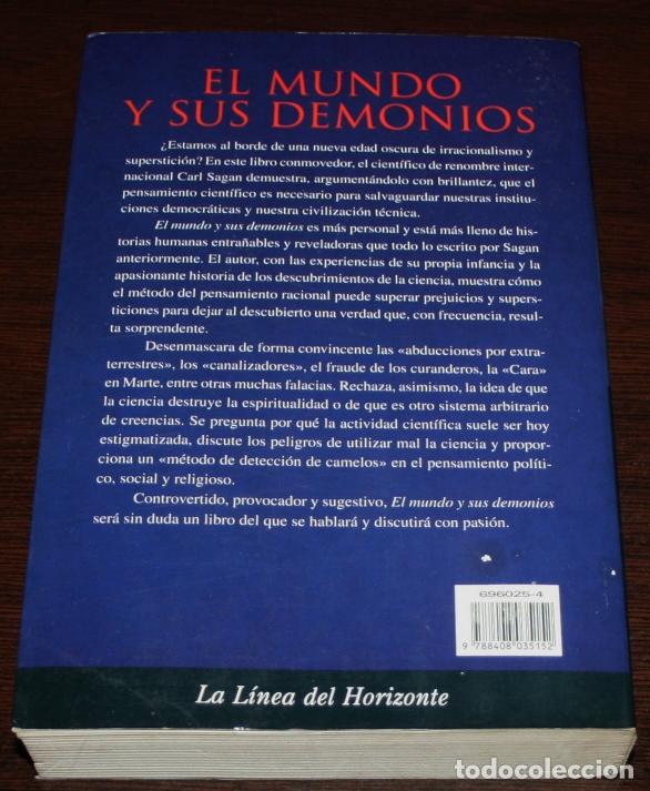 Libros de segunda mano: CARL SAGAN - EL MUNDO Y SUS DEMONIOS - PLANETA - 2000 - Foto 3