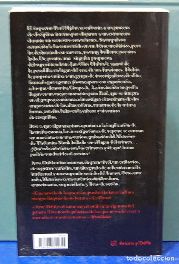 Libros de segunda mano: LMV - Misterioso. Arne Dahl - Foto 2