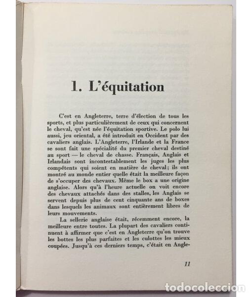 Libros de segunda mano: PRACTIQUE DU JUMPING MODERNE. TOPTANI, Comte. Arthaud. 1971. - Foto 3