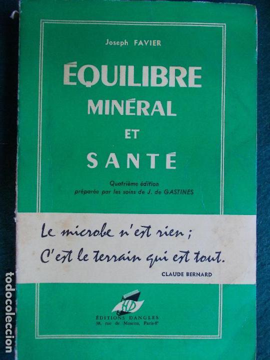 Libros de segunda mano: Equilibre mineral ( en Franc&eacute;s) - Foto 1