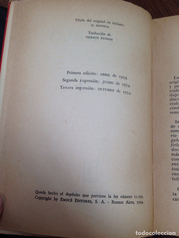 Libros de segunda mano: Libro El diablo. Papini - Foto 4