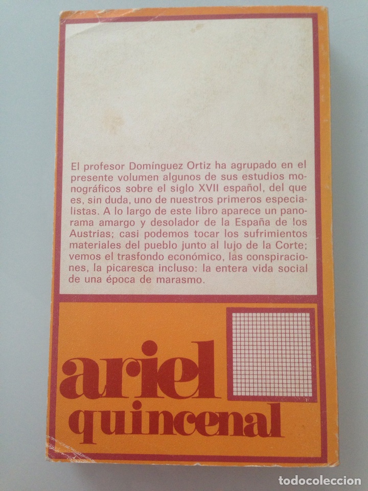 Libros de segunda mano: Libro Crisis y decadencia de la Espa&ntilde;a de los Austrias. A. Dom&iacute;nguez Ortiz - Foto 2