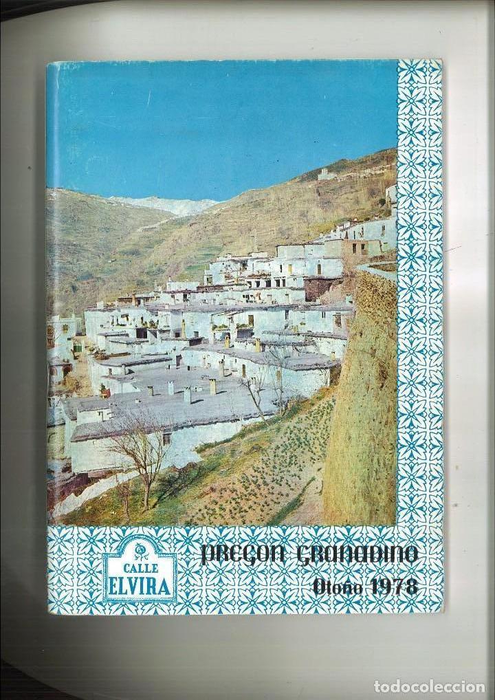 Libros de segunda mano: PREG&Oacute;N GRANADINO OTO&Ntilde;O 1978 - Foto 1