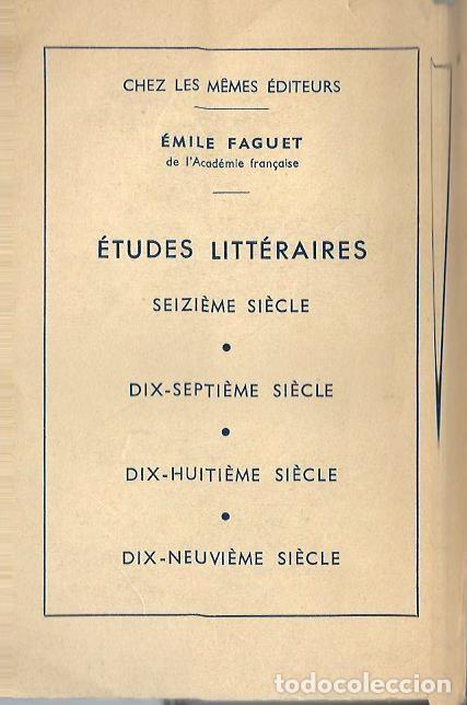 Libros de segunda mano: LIBRO 200 Pags. DE MOLIERE - CONNAISSSANCE DES LETTRES - EN FRANCES - Foto 4