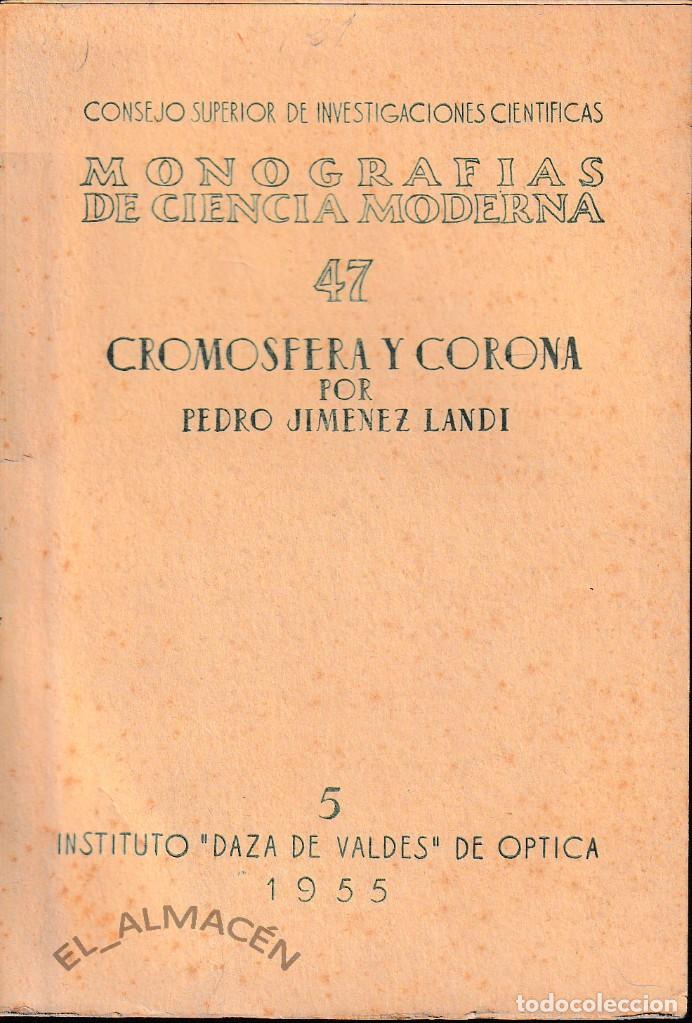Libros de segunda mano: CROMOSFERA Y CORONA (JIM&Eacute;NEZ LANDI 1955) SIN USAR - Foto 1