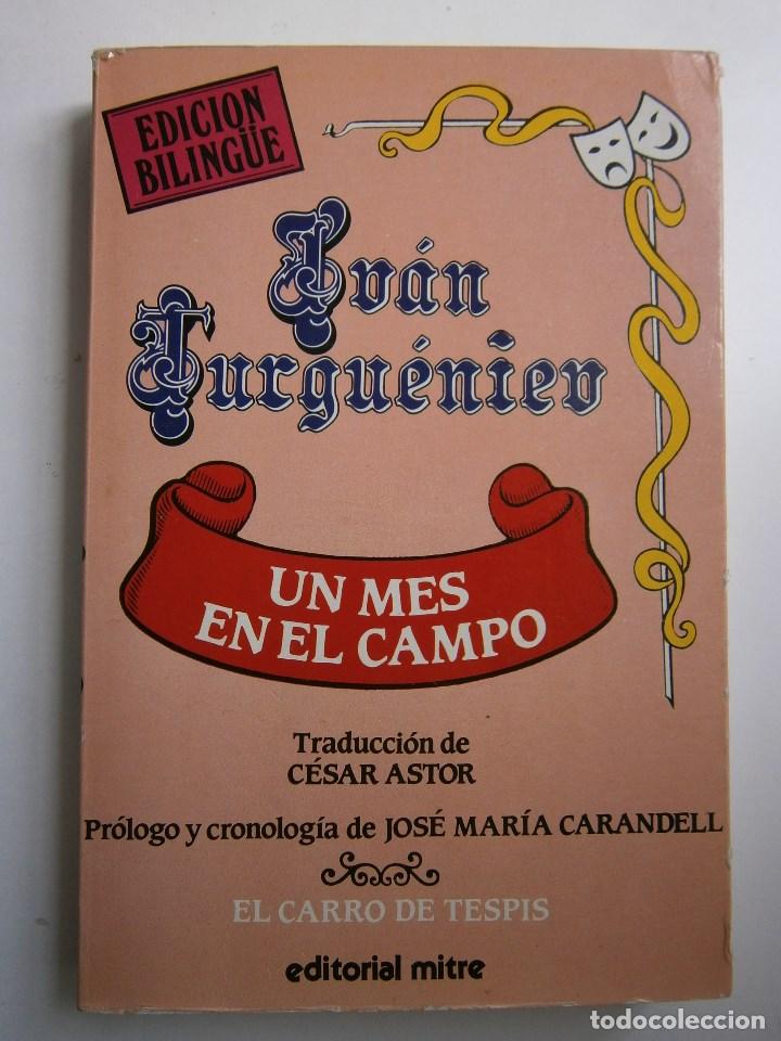 Libros de segunda mano: UN MES EN EL CAMPO Ivan Turgueniev MITRE 1983 EC - Foto 2