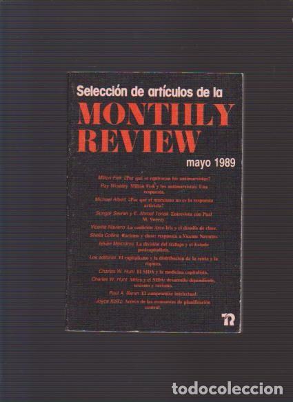 Second hand books: SELECCION ARTICULOS DE LA MONTHLY REVIEW - MAYA 1989