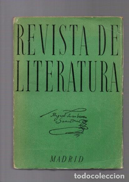 Second hand books: REVISTA DE LITERATURA - TOMO V - N&ordm; 9 y 10 - FILOLOGIA HISPANICA 1954 / MADRID