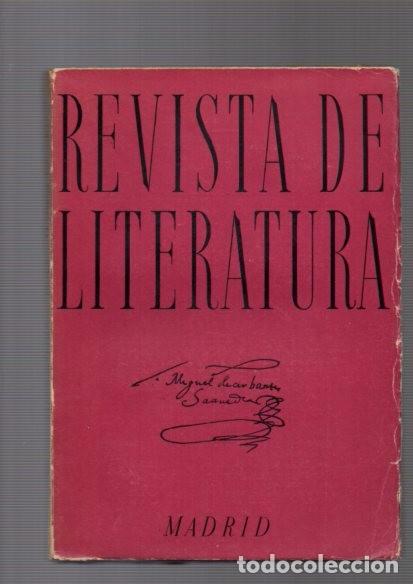 Libros de segunda mano: REVISTA DE LITERATURA - TOMO IV - N&ordm; 7 - FILOLOGIA HISPANICA 1953 / MADRID