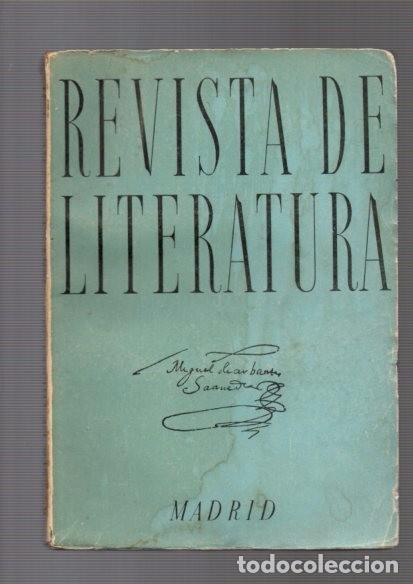 Libros de segunda mano: REVISTA DE LITERATURA - TOMO III - N&ordm; 6 - FILOLOGIA HISPANICA 1953 / MADRID