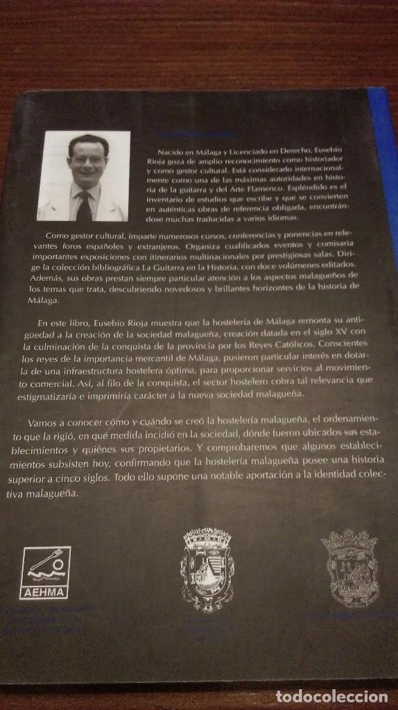 Libros de segunda mano: Origenes de la hosteleria en Malaga y su provincia. Eusebio Rioja - Foto 2