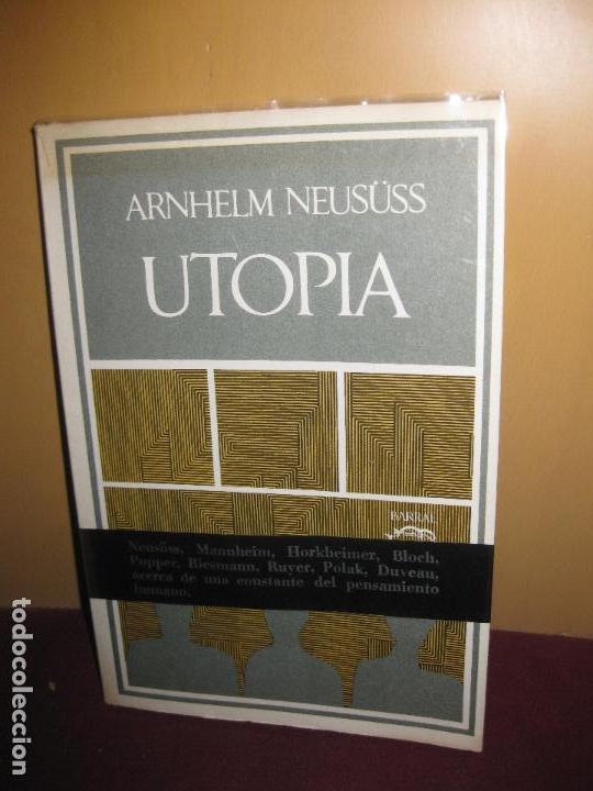 Libros de segunda mano: UTOPIA. ARNHELM NEUSUSS. BARRAL EDITORES 1971. - Foto 1