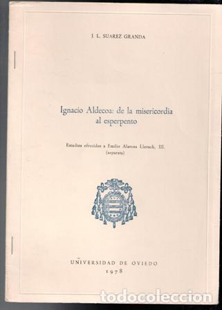 Libros de segunda mano: Ignacio Aldecoa: de la misericordia al esperpento, J.L. Suarez Granda. Separata - Foto 1