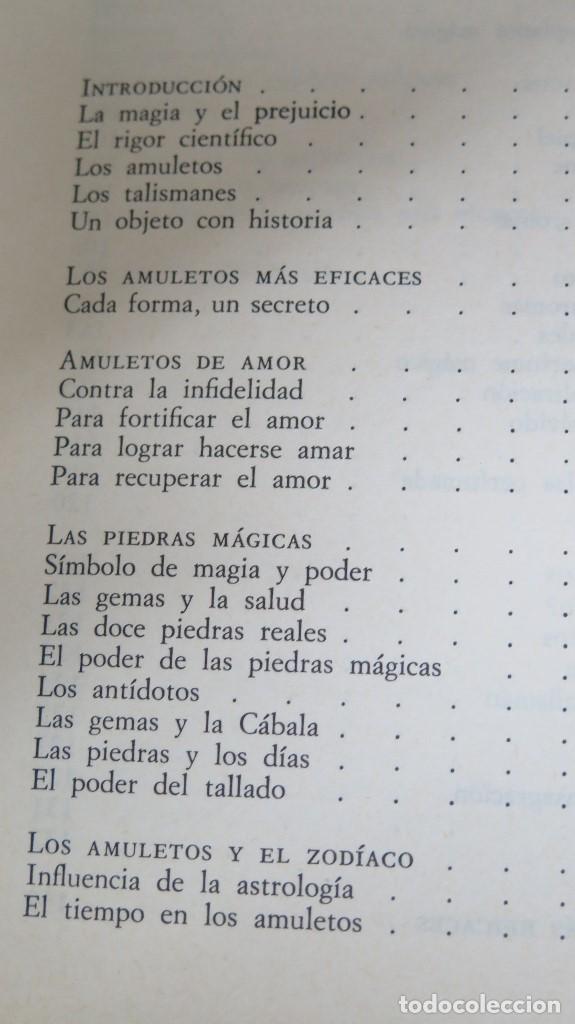 Libros de segunda mano: EXTRAORDINARIO PODER DE AMULETOS Y TALISMANES. VICTOR SALSEDO - Foto 3