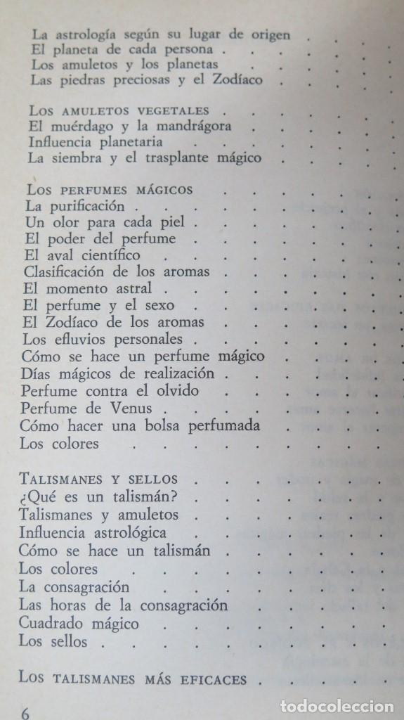 Libros de segunda mano: EXTRAORDINARIO PODER DE AMULETOS Y TALISMANES. VICTOR SALSEDO - Foto 4