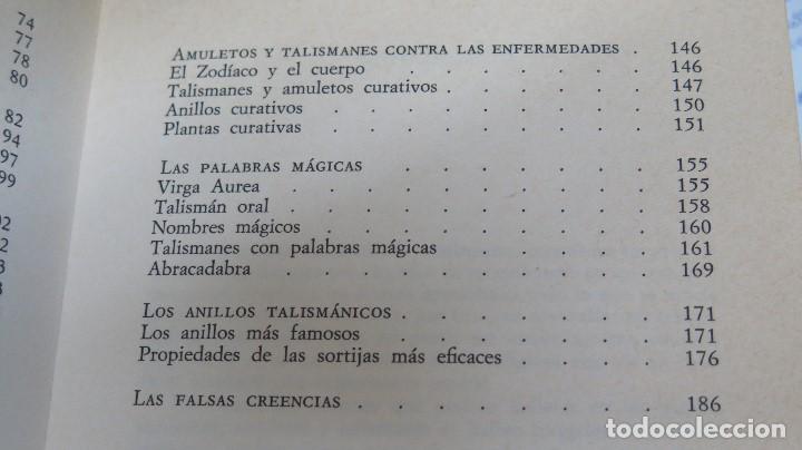 Libros de segunda mano: EXTRAORDINARIO PODER DE AMULETOS Y TALISMANES. VICTOR SALSEDO - Foto 5