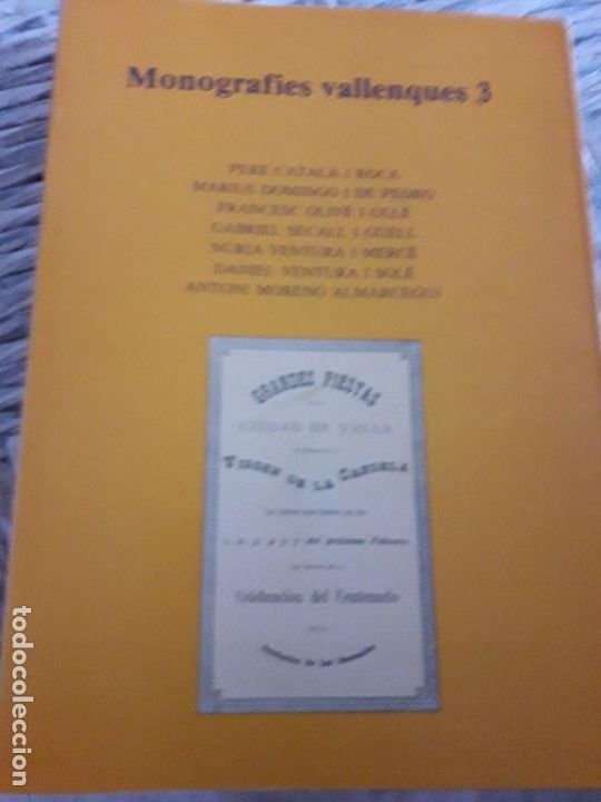 Libros de segunda mano: Monografies vallenques 3 - Foto 1