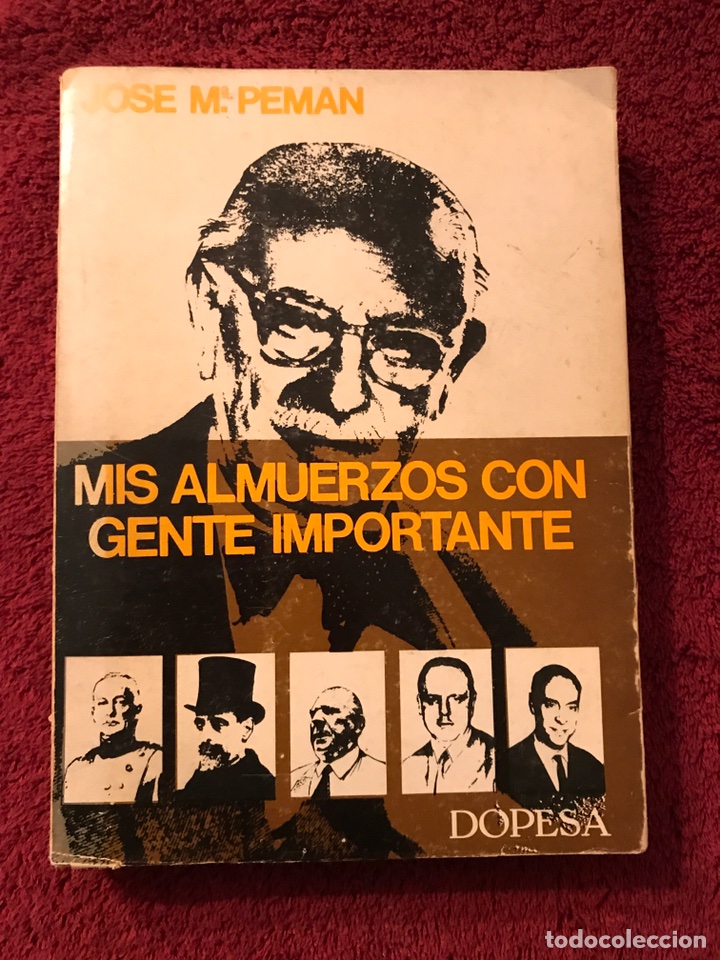 Libros de segunda mano: Libro, MIS ALMUERZOS CON GENTE IMPORTANTE (a.1970) - Foto 1