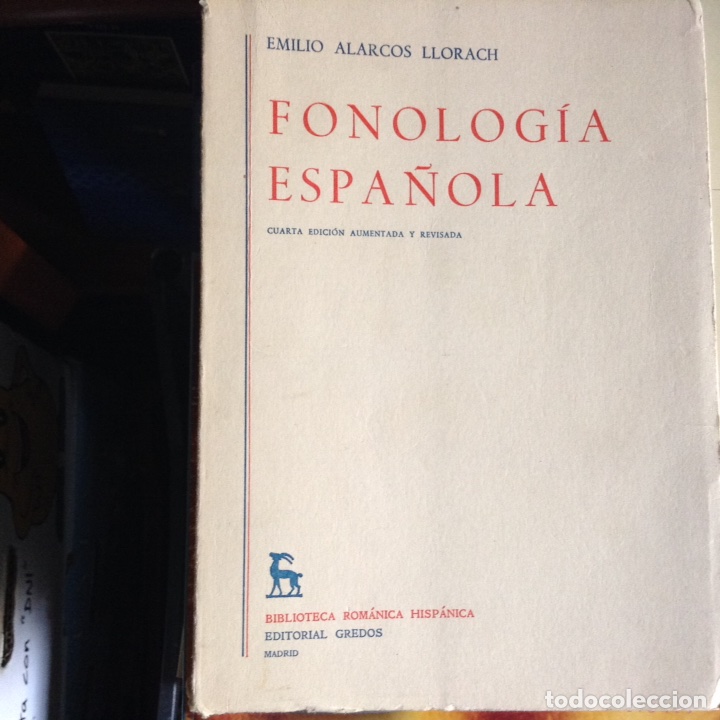Libros de segunda mano: Fonolog&iacute;a espa&ntilde;ola Emilio Alarcos - Foto 1