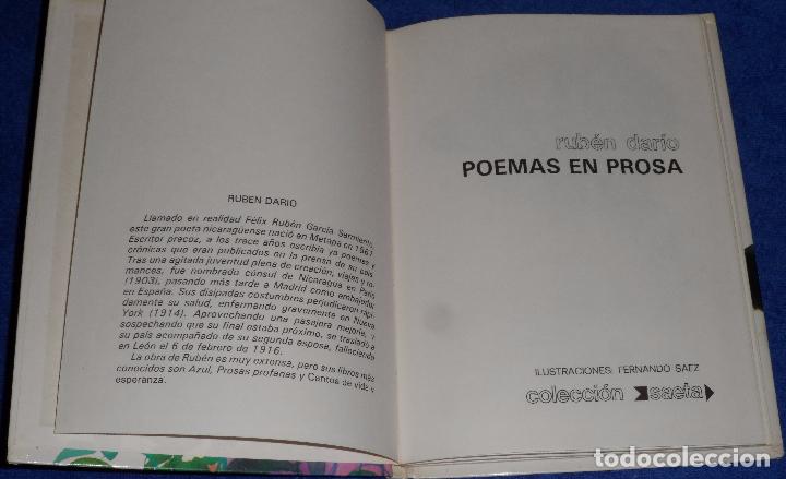 Libros de segunda mano: Poemas en prosa - Ruben Dar&iacute;o - Susaeta - Foto 2