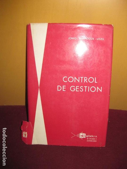 Libros de segunda mano: CONTROL DE GESTION. JONIO - PLAINDOUX - LELEU. SAGITARIO, 1962. - Foto 1