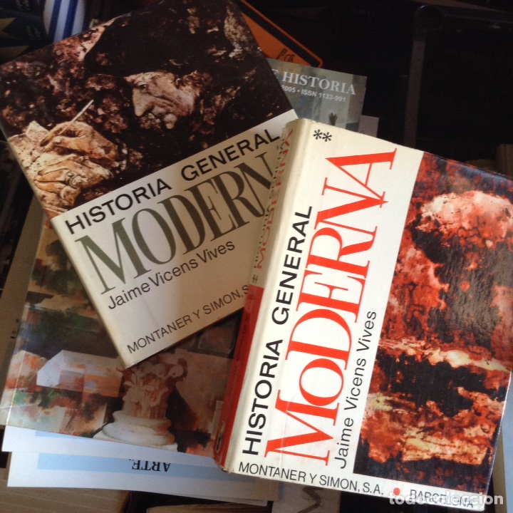 Libros de segunda mano: Historia general,moderna. Montaner y Sim&oacute;n. Dos tomos - Foto 1