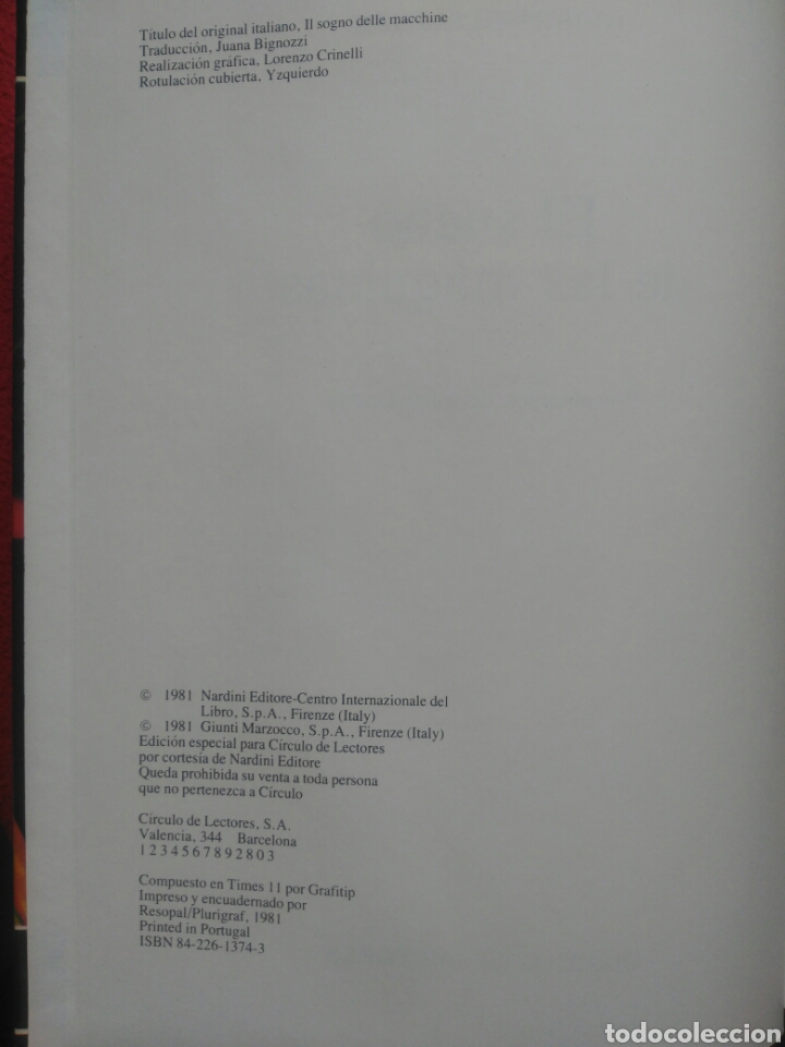 Libros de segunda mano: El sue&ntilde;o de las m&aacute;quinas. Giordano Repossi - Foto 2