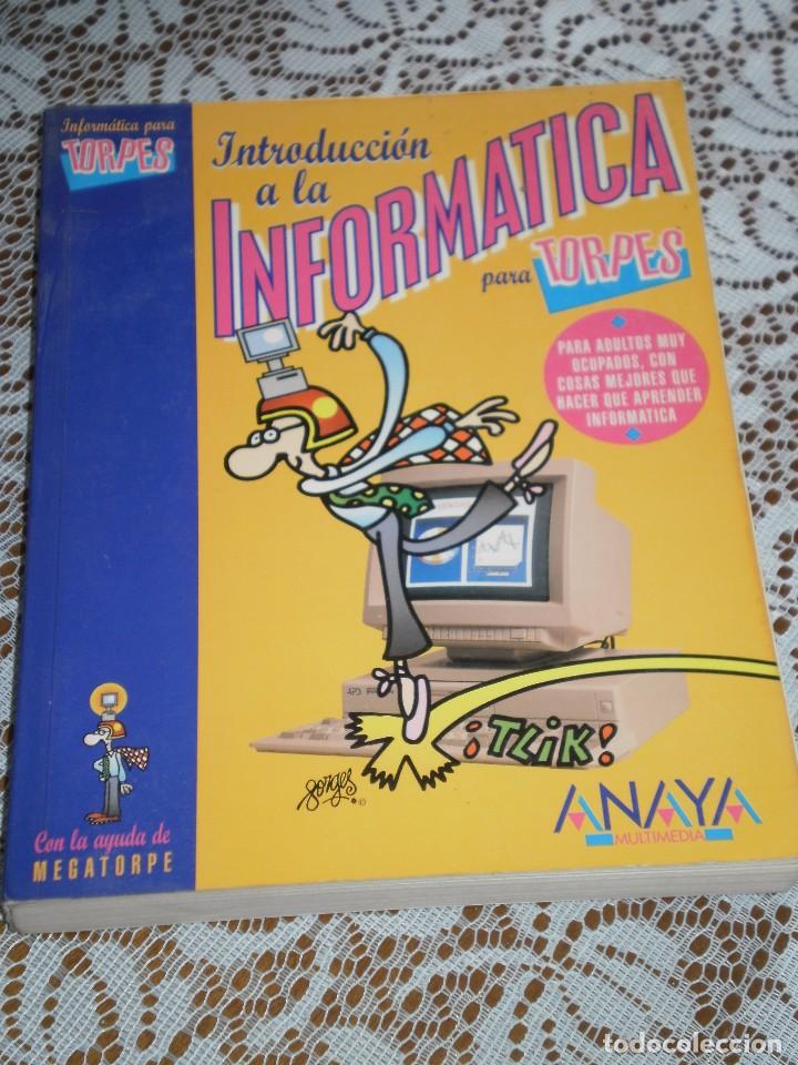Libros de segunda mano: LIBRO PARA TORPES , INTRODUCCI&Oacute;N A LA INFORMATICA , EDITORIAL ANAYA . A&Ntilde;O 1993 - Foto 1