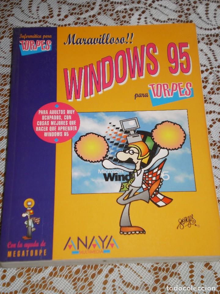 Libros de segunda mano: LIBRO PARA TORPES , WINDOWS 95 , EDITORIAL ANAYA . TAPAS BLANDAS - Foto 1