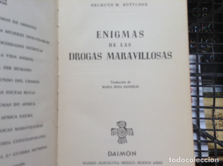 Libros de segunda mano: Enigmas de las drogas maravillosas. Daimon - Foto 1
