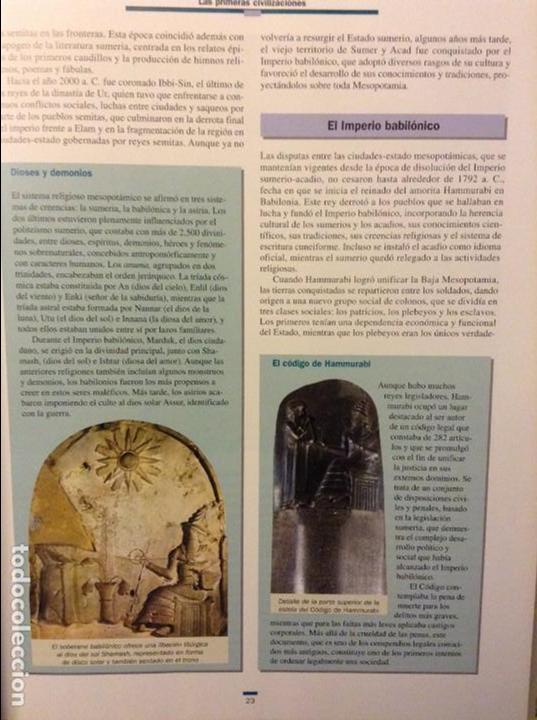Libros de segunda mano: HISTORIA DE LAS CIVILIZACIONES (TEM&Aacute;TICA SALVAT) - Foto 6