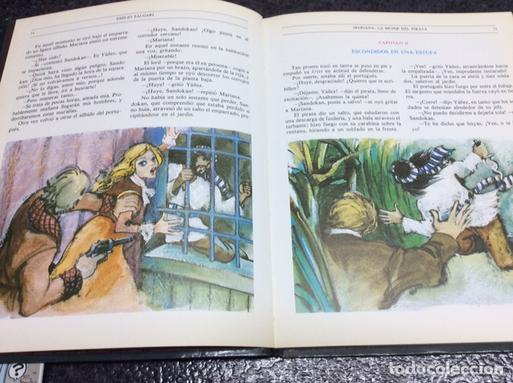 Libros de segunda mano: COLECCION SANDOKAN, MARIANA LA MUJER DEL PIRATA - EVEREST - Foto 3