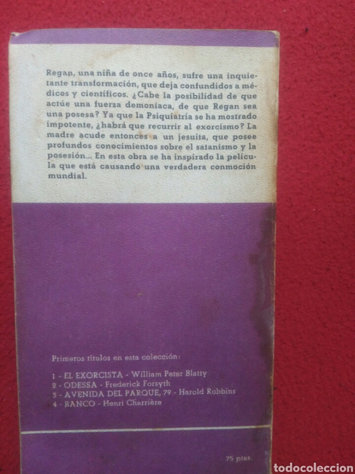 Libros de segunda mano: El Exorcista ,William Peter Blatty. Ed:manantial - Foto 2